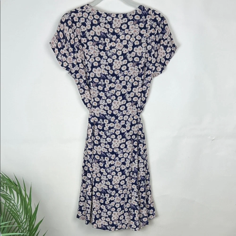 NWOT ROLLA'S Blue and Cream Floral Mini Dress - Picture 9 of 11